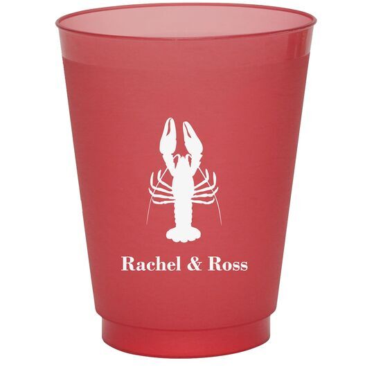 Maine Lobster Colored Shatterproof Cups